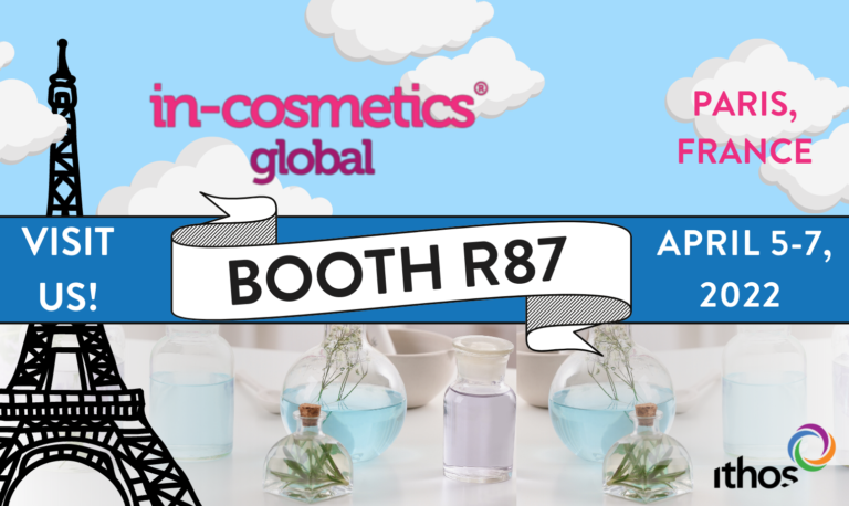 Ithos to Join in-cosmetics Global at April Event in Paris