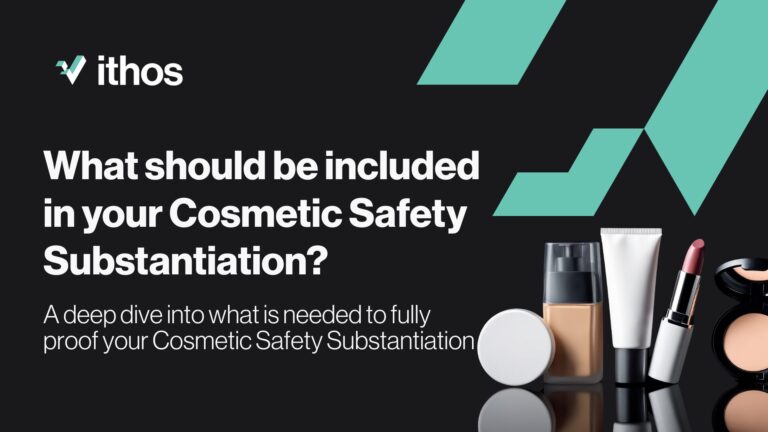What should be included in your Cosmetic Safety Substantiation?