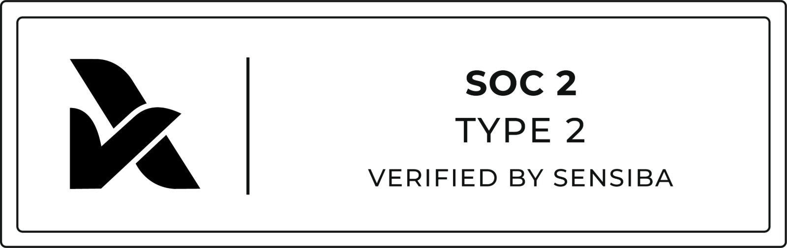 SOC 2 Type 2 Verification Badge - Verified by Sensiba